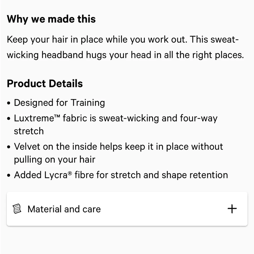 Lululemon | Women's Luxtreme Training Headband FANB